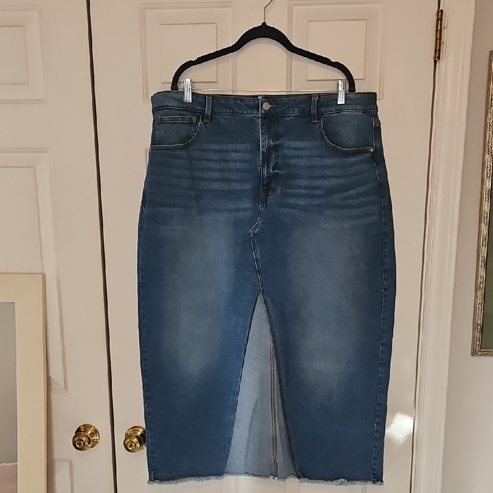 Women's Blue Denim Skirt